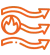 Fast and even heating icon